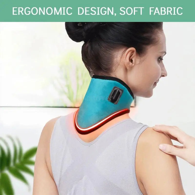 Electric Heating Neck Brace for Pain Relief