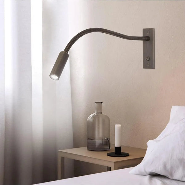 Minimalist Reading Spotlight Wall Lamp - Adjustable Spotlight Head