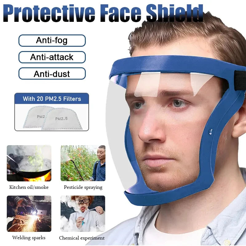 Super Protective Anti-fog Face Shield