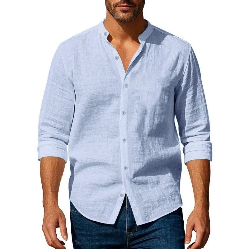 Men's Shirt – Lightweight & Breathable Casual Button-Up