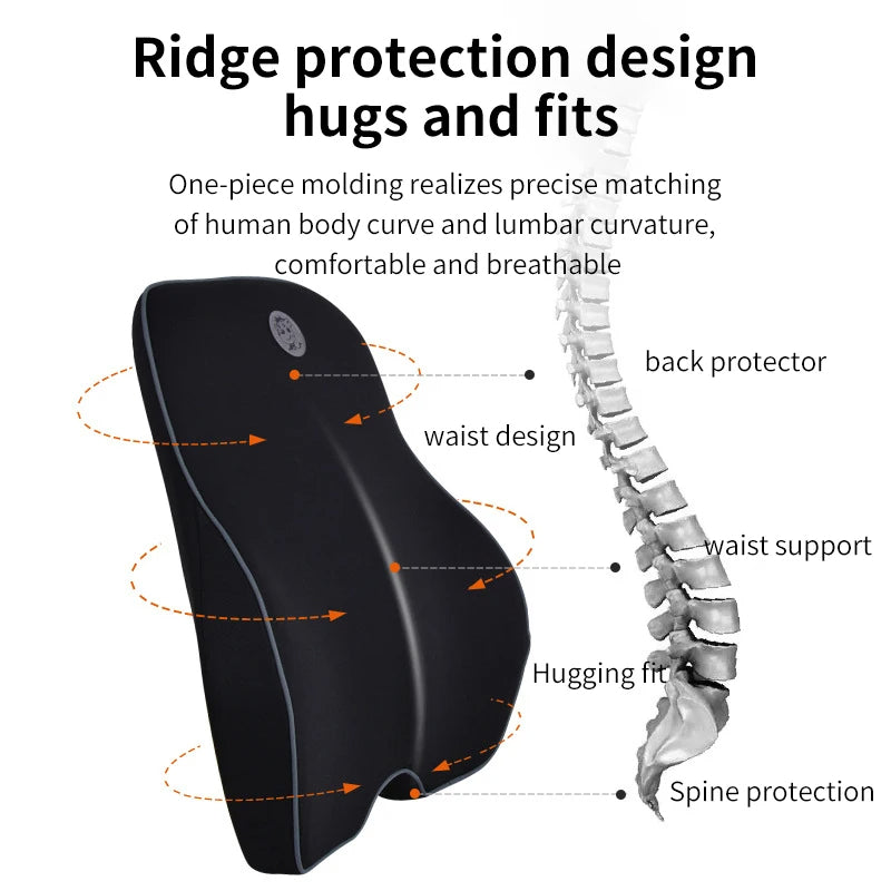 Ergonomic Lumbar Support Cushion Pillow