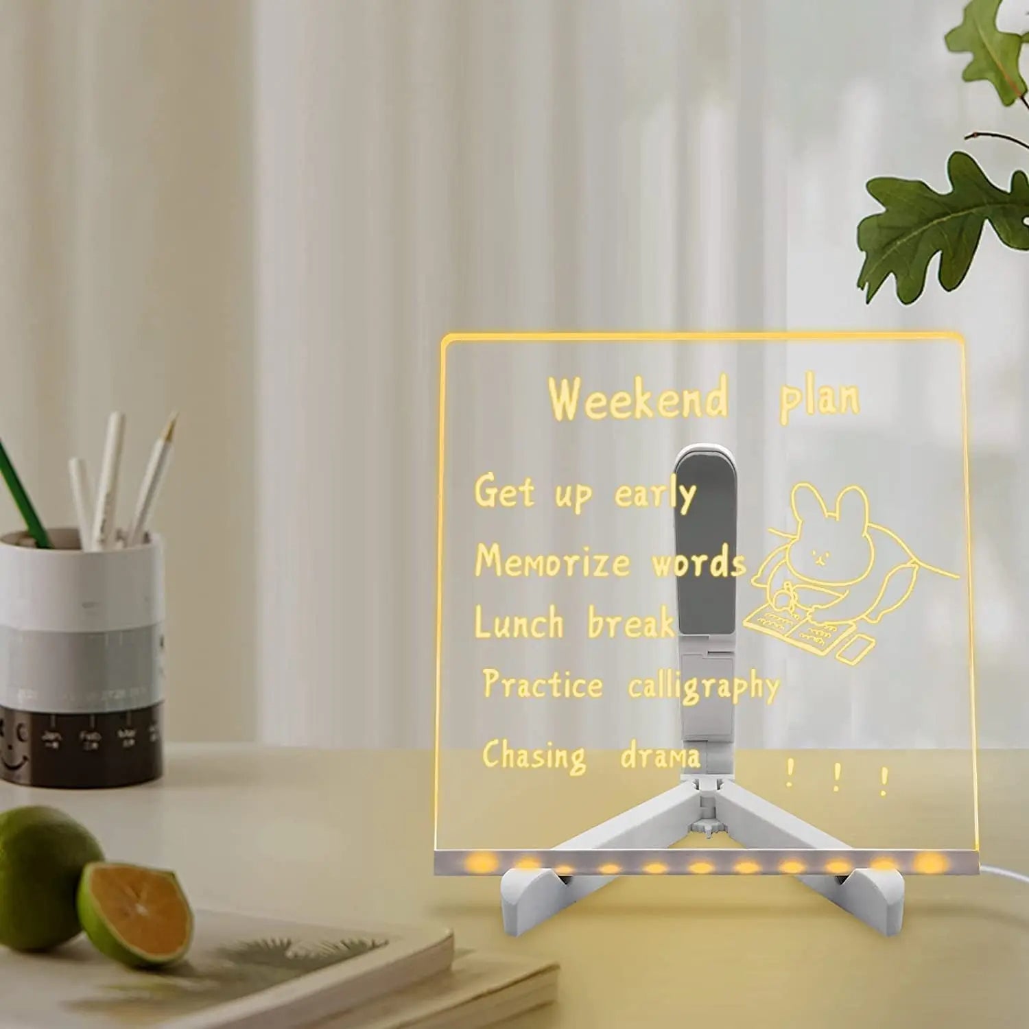 GlowSketch™ LED Drawing Board – Reusable Creativity, Soothing Night Light & USB Rechargeable for Kids