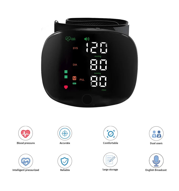 Wrist Blood Pressure Monitor