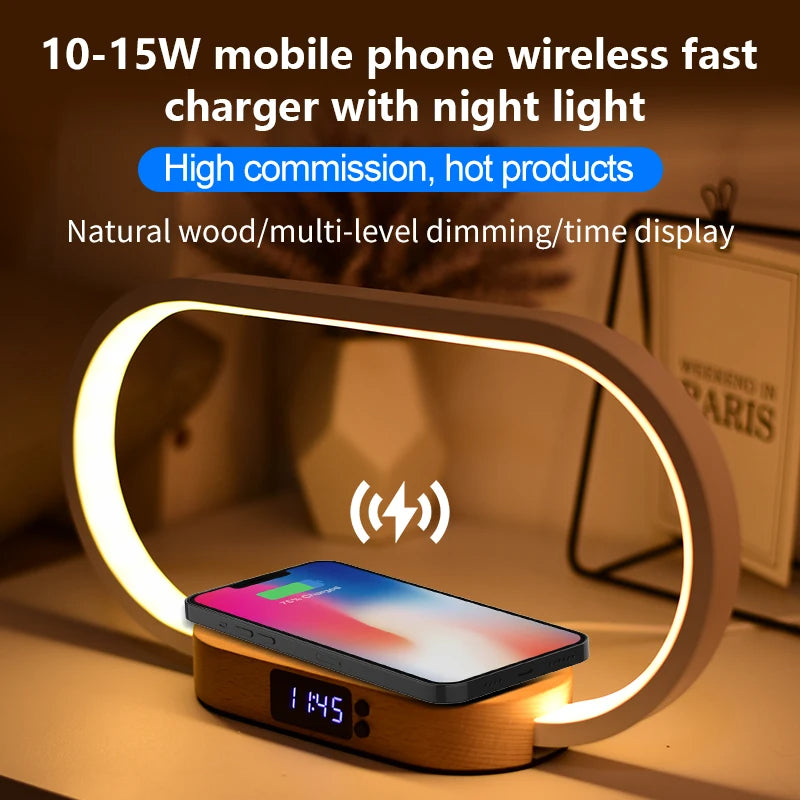 Integrated Lamp With Wireless Charging Station