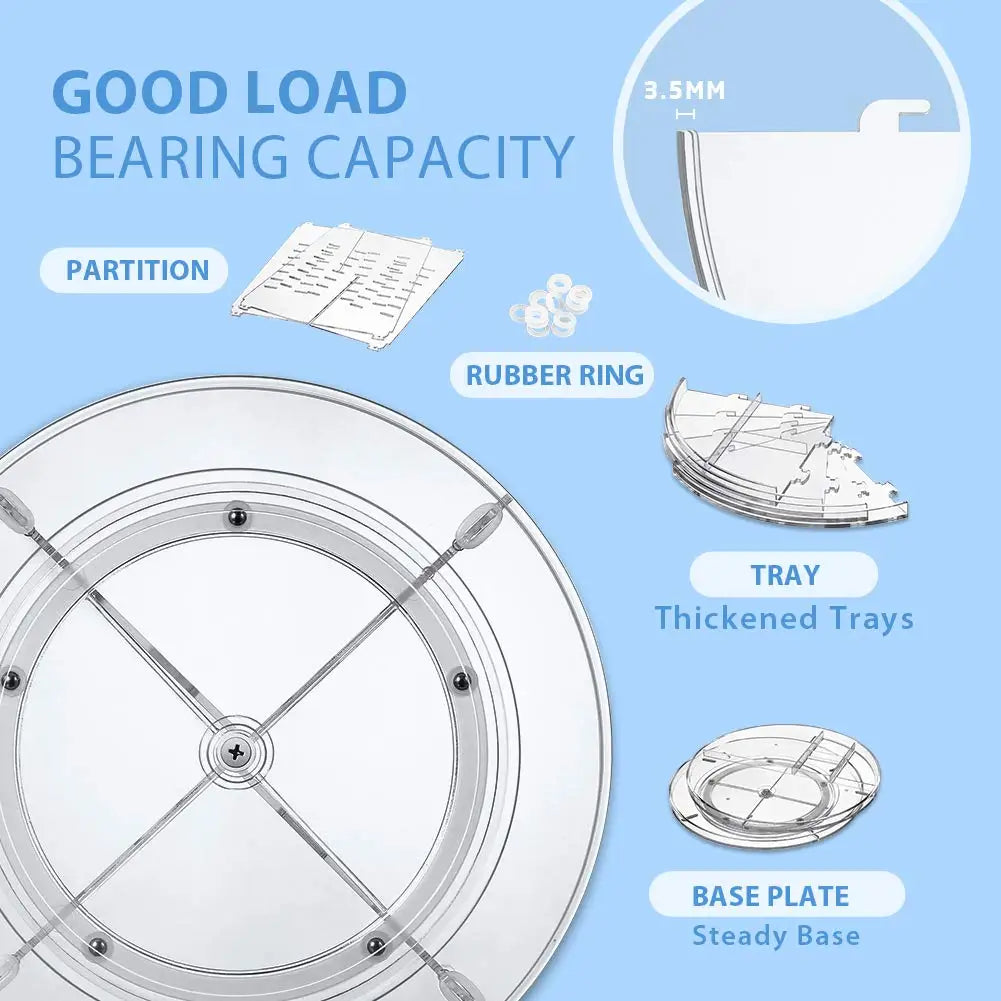 360 Rotating Makeup Organizer