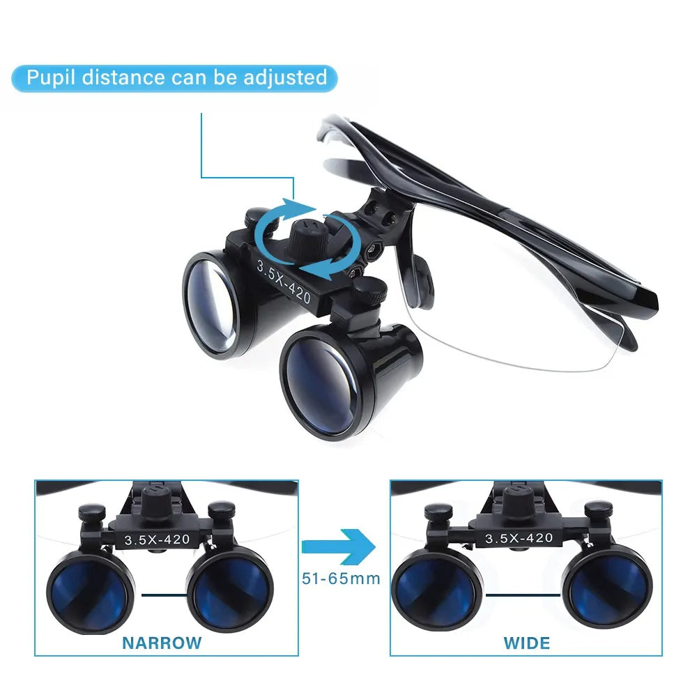 Dental loupes lab medical magnification binocular