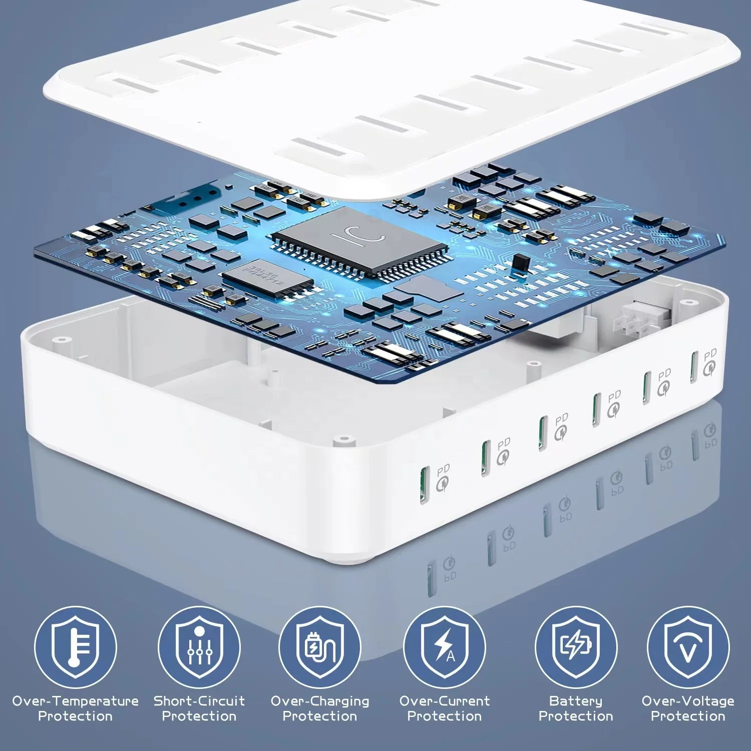 Multiple Device Fast Charging Station