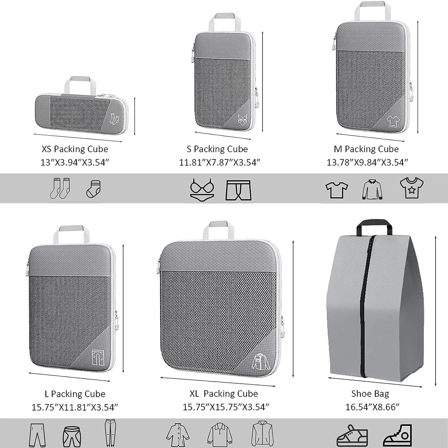 Compression Packing Cubes