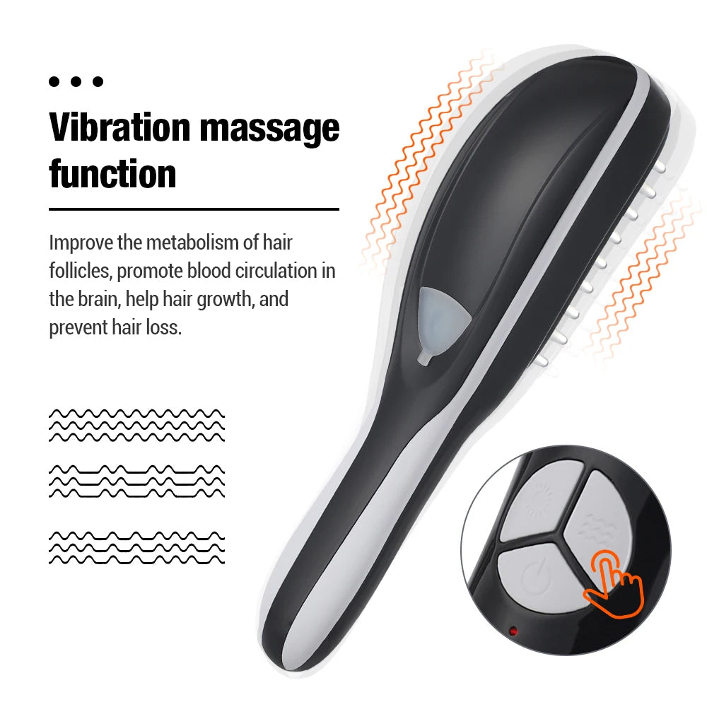 Electric Spray Massage Comb – Your 3-in-1 Solution for Hair Growth and Scalp Health