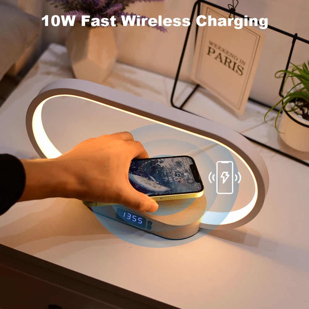 Integrated Lamp With Wireless Charging Station