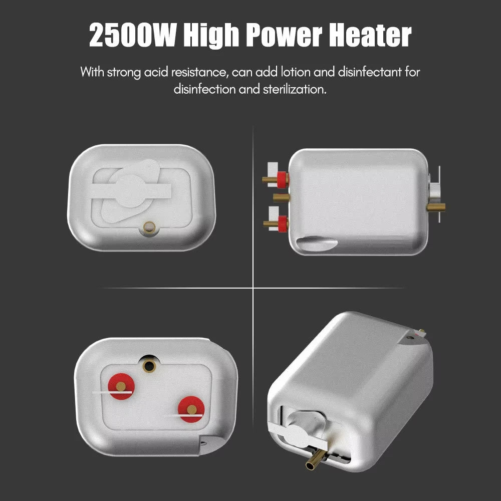 2500w Steam Cleaner With High Pressure - 6 Levels For Home And Kitchen