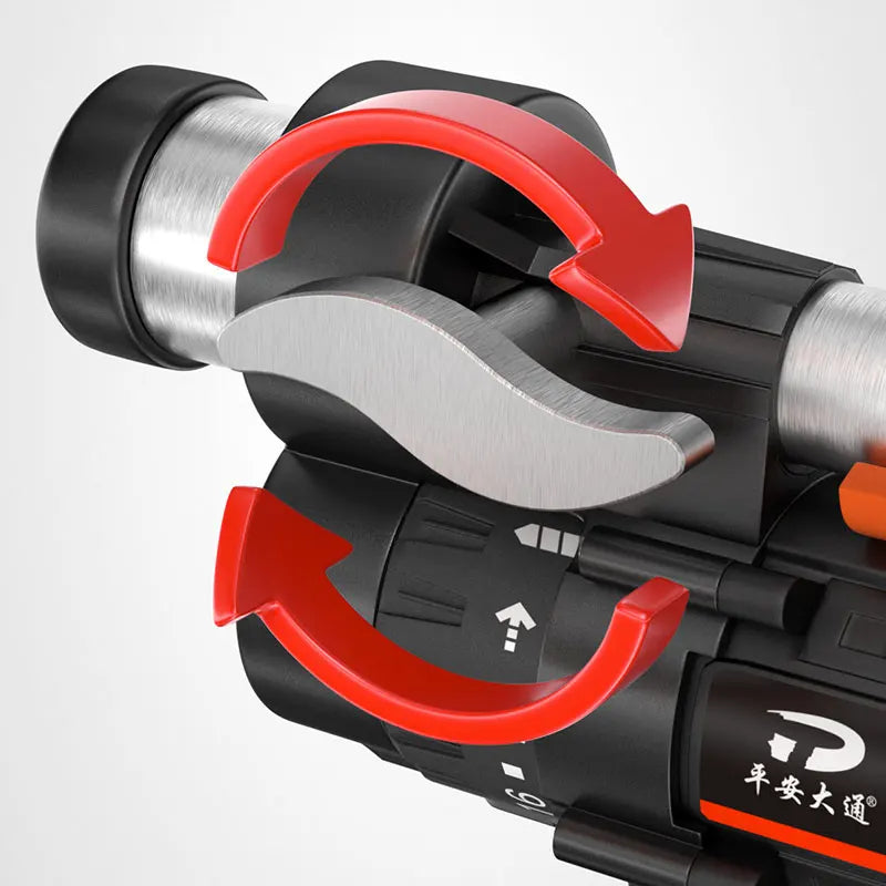 Electric Drain Auger - Electric Toilet Clog Remover High Feed Force Versatile Automatic Clamping Release for Cleaning