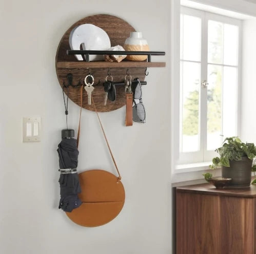 Wooden Wall Organizer