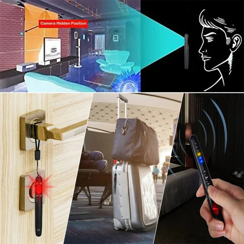 Hidden Camera Bug Detector and GPS Tracker for Hotels and Cars