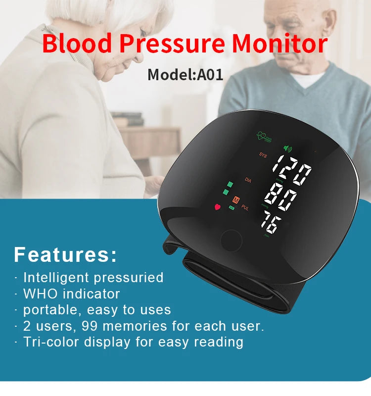 Wrist Blood Pressure Monitor
