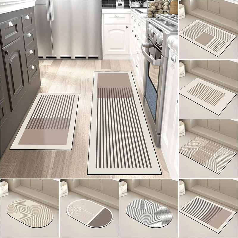 QuickDry Absorbent Kitchen Mat