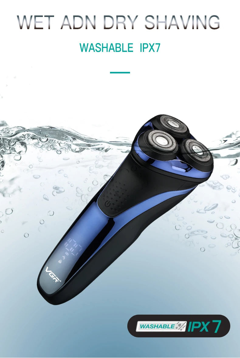 Men’s Electric Shaver – 3D Flexible Heads for Precision