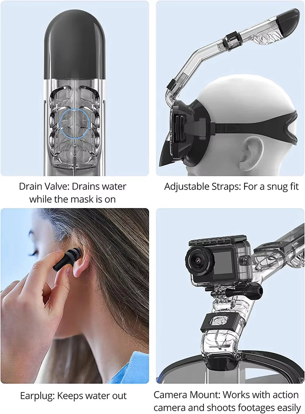 ProDive Foldable Snorkel Mask