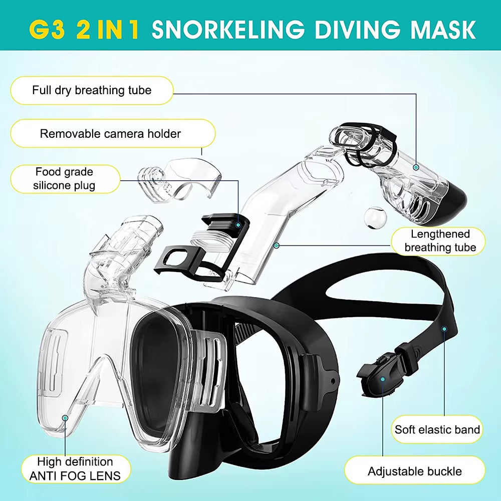 ProDive Foldable Snorkel Mask