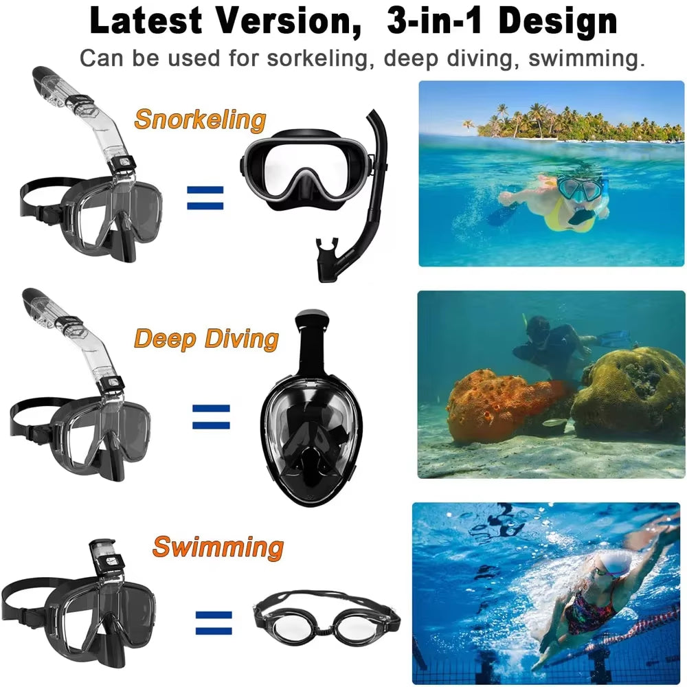 ProDive Foldable Snorkel Mask