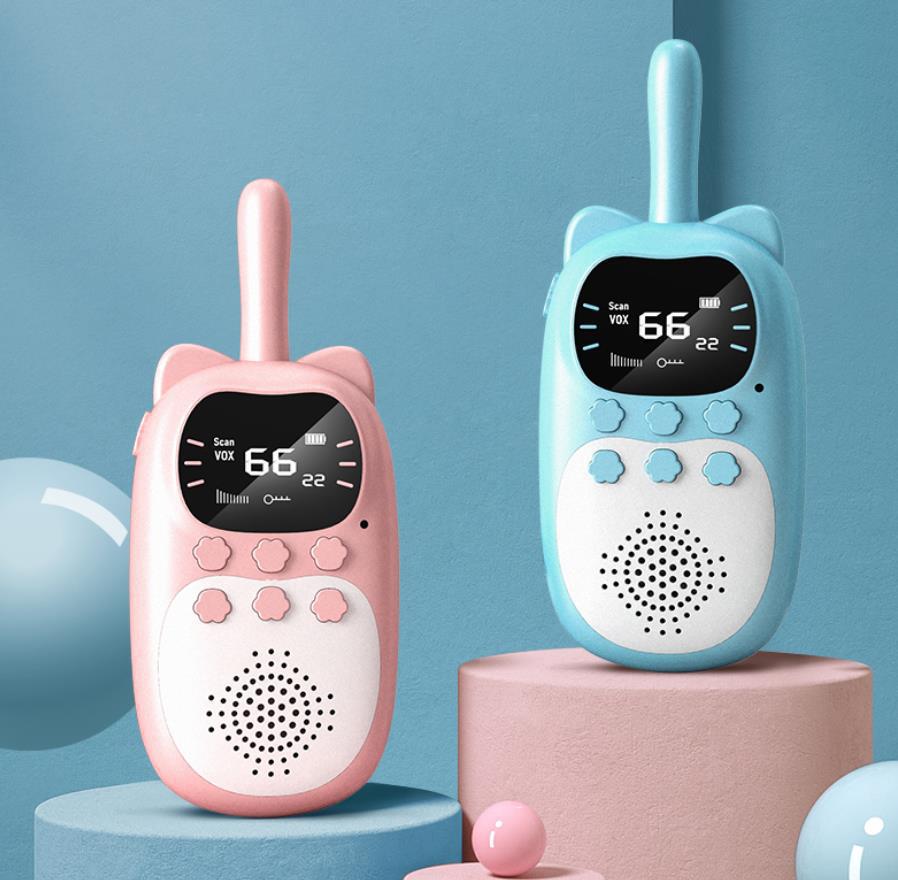 Kids Digital Walkie Talkie Set | 3KM Range With LCD Display