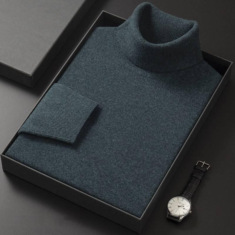 Men’s Turtleneck Jumper – Premium Autumn Knitwear
