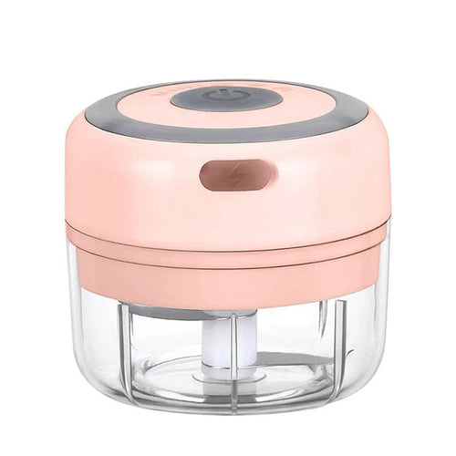 Rechargeable Mini Electric Garlic Crusher – Cordless Garlic Press & Food Processor