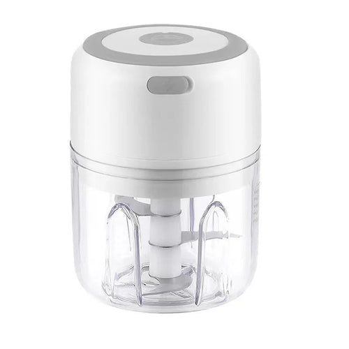Rechargeable Mini Electric Garlic Crusher – Cordless Garlic Press & Food Processor