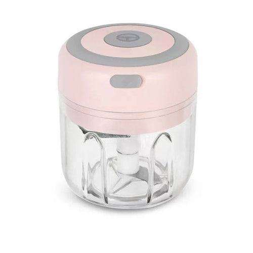 Rechargeable Mini Electric Garlic Crusher – Cordless Garlic Press & Food Processor