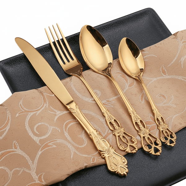 Elegant Stainless Steel Cutlery Set for the Kitchen
