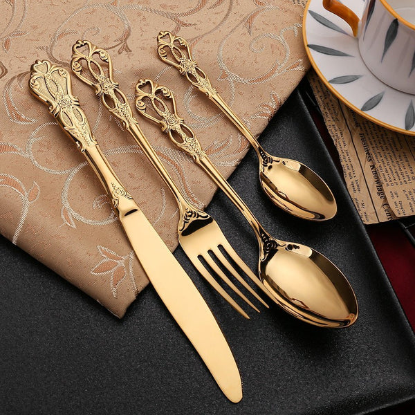 Elegant Stainless Steel Cutlery Set for the Kitchen