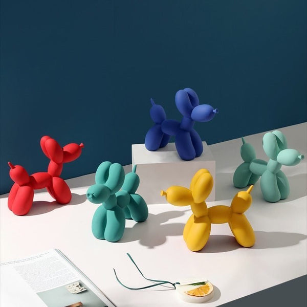 Abstract Balloon Dog Sculpture