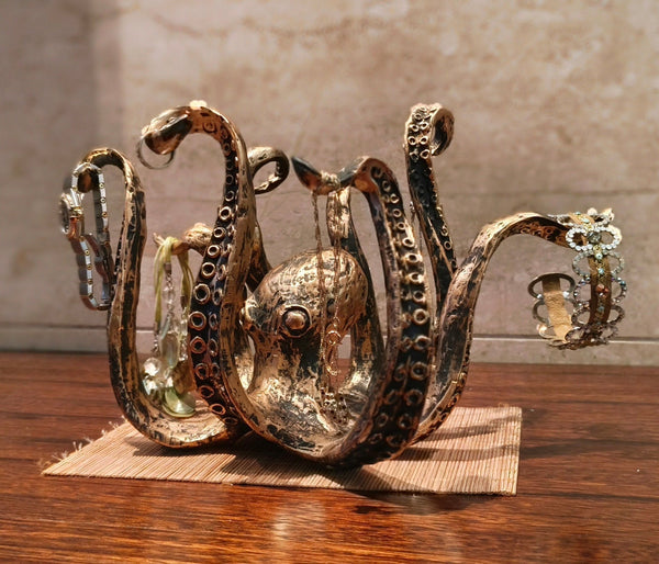 Rustic Octopus Mug Holder