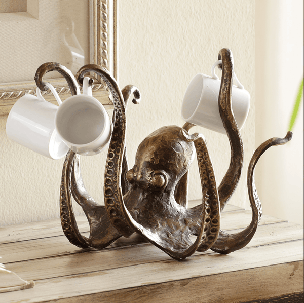Rustic Octopus Mug Holder