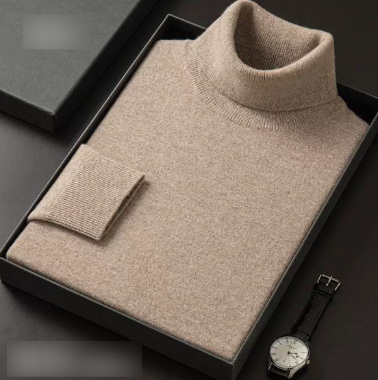 Men’s Turtleneck Jumper – Premium Autumn Knitwear