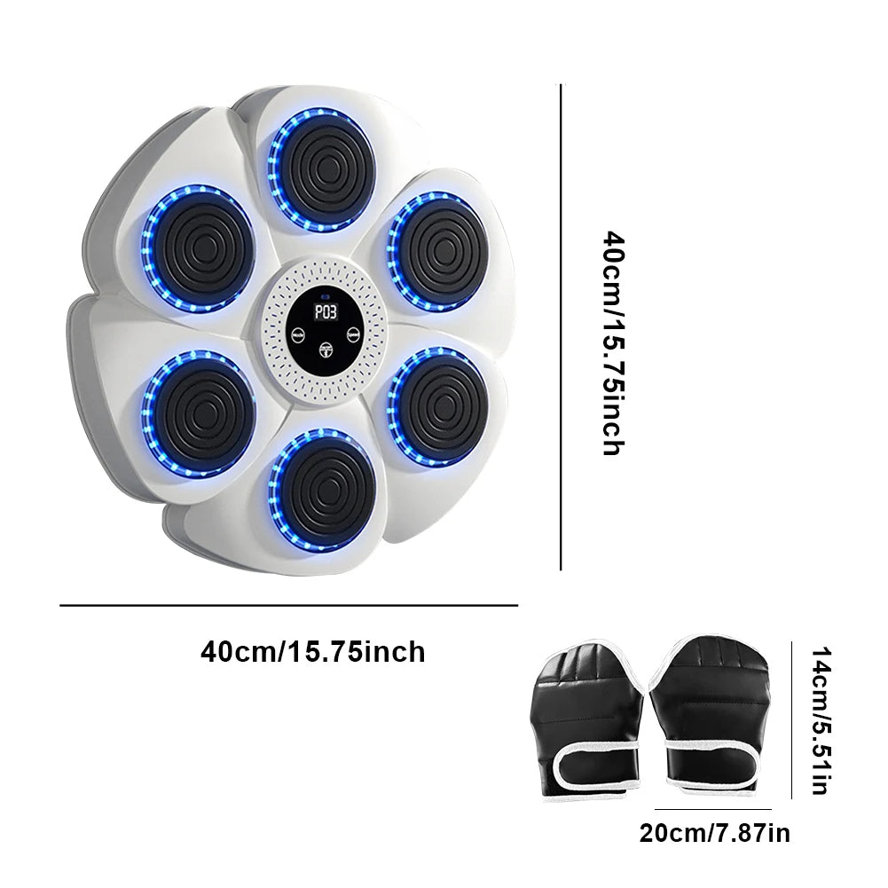 Smart Music Boxing Machine for Interactive Punching Workouts