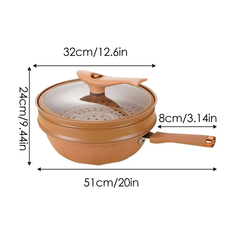 Eco Cuisine - Premium Wok for all heat sources