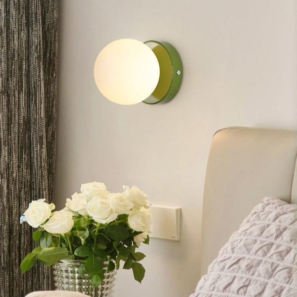 Minimalist Globe Wall Light – G9 LED Compatible Lamp
