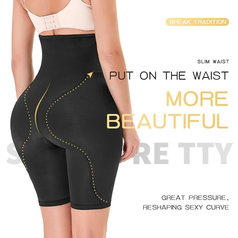 Hourglass Hip Shaper - High Waist Hip Padded Enhancer Booty Lifter Tummy Control Panty