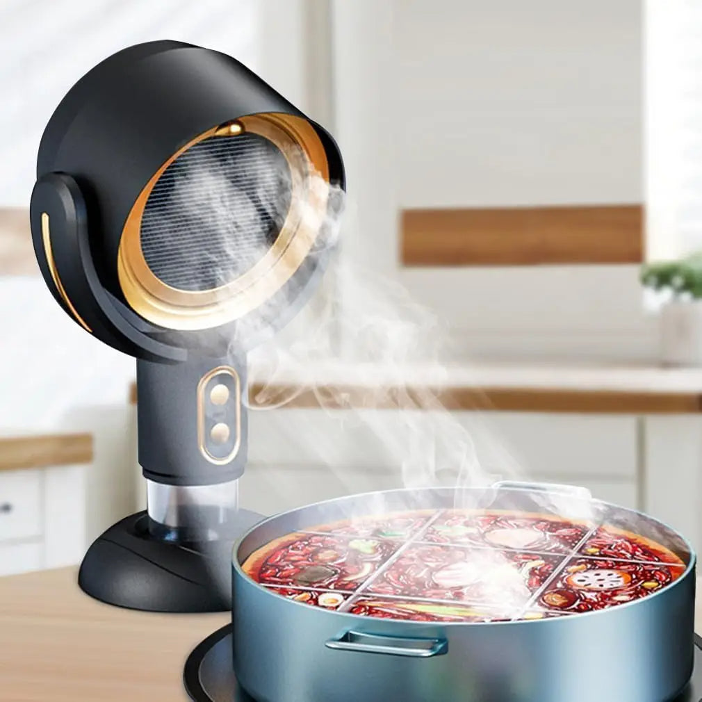 Hotte de Cuisine Portable – Puissante, Rechargeable et Parfaite pour Tous les Espaces