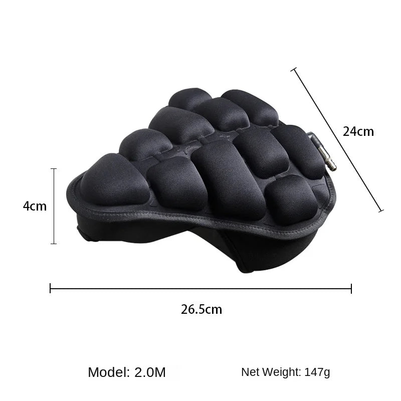 Coussin de siège de vélo à décompression