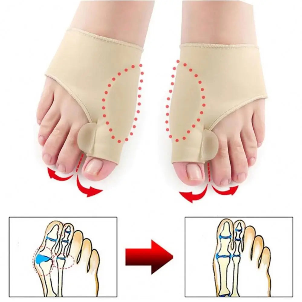 Redresseur d’orteils orthopédique avec balle de massage
