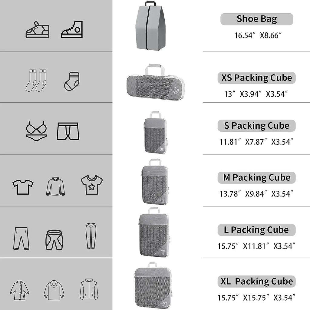Cubes de Rangement Compressibles