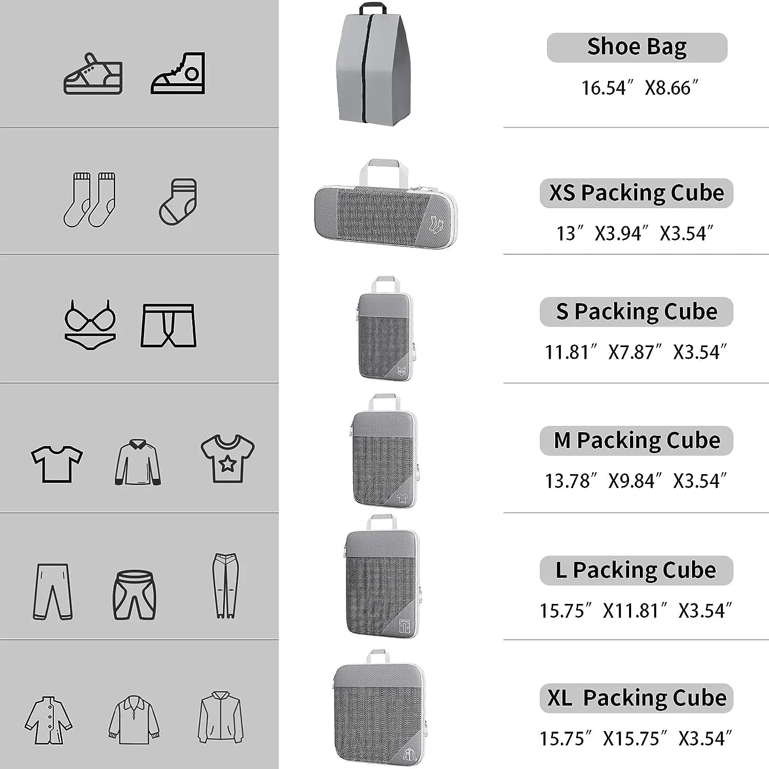 Cubes de Rangement Compressibles