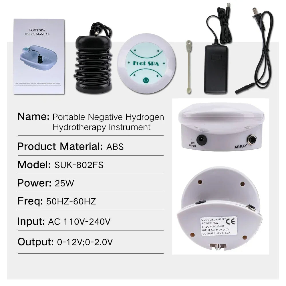 Ion Pure – Bain de Pieds Détox Ionique