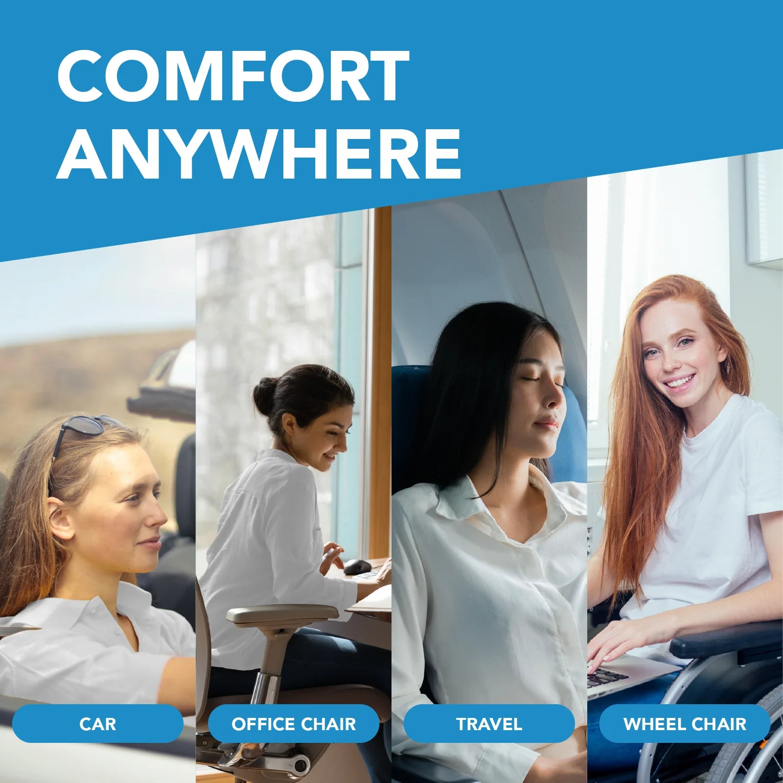 Coussin Rehausseur de Siège Auto pour Adulte
