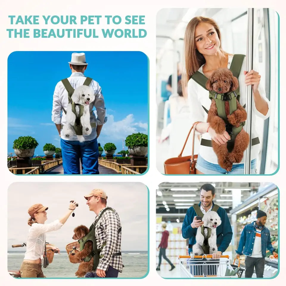 Sac à Dos Porte-Chien – Transport Facile pour Animaux de Compagnie
