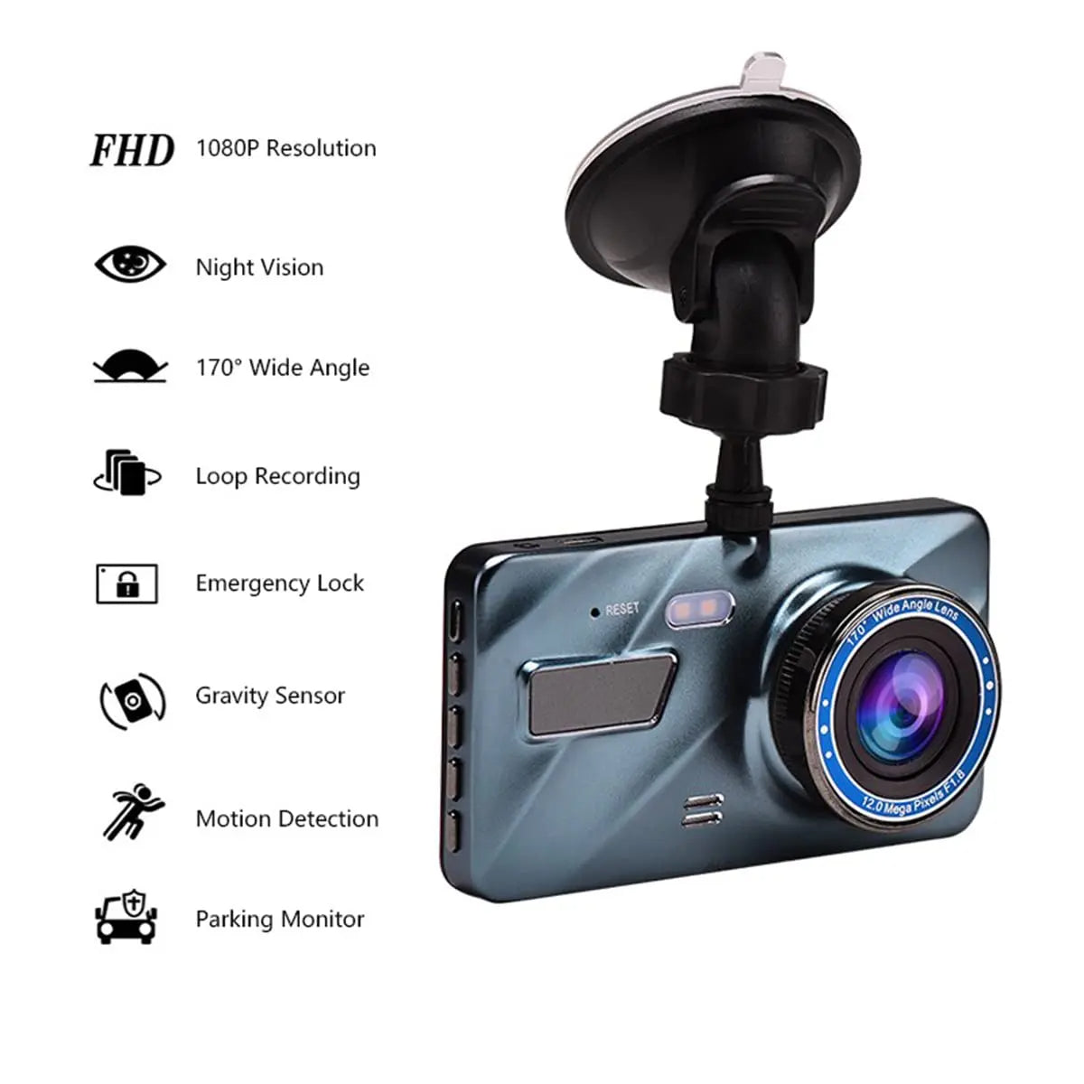 Front & Rear Car Dash Cam