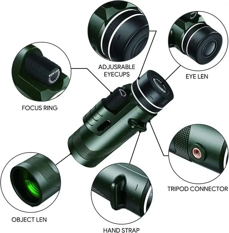 Military Grade Monocular Telescope