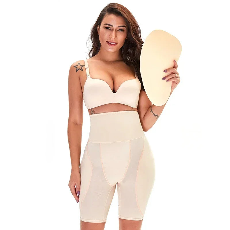 Hourglass Hip Shaper - High Waist Hip Padded Enhancer Booty Lifter Tummy Control Panty